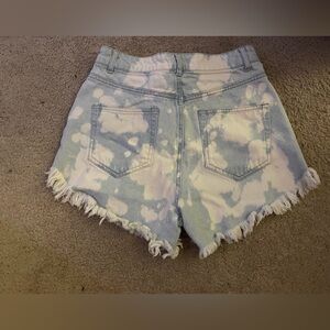 Tie Dye Jean shorts from Wild Fable